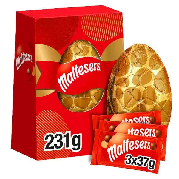 Maltesers Milk Chocolates Extra Large Easter Egg 231g (Case of 6)