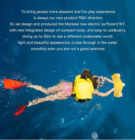 Mankeel W7 Sea Scooter 500W/480W Swimming Jet Board Electric Surfboard