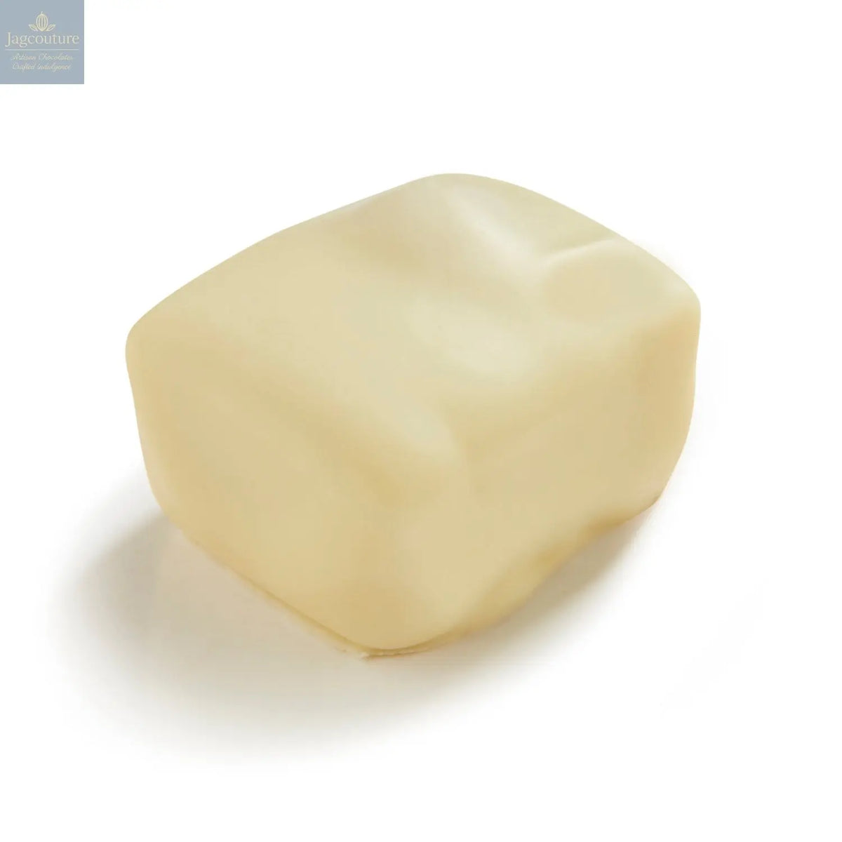 Manon du Chateau - coffee cream praline and hazelnut in white chocolate 18g - Jag Couture Chocolates