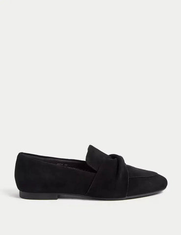 Marks and Spencer Suede Bow Loafers