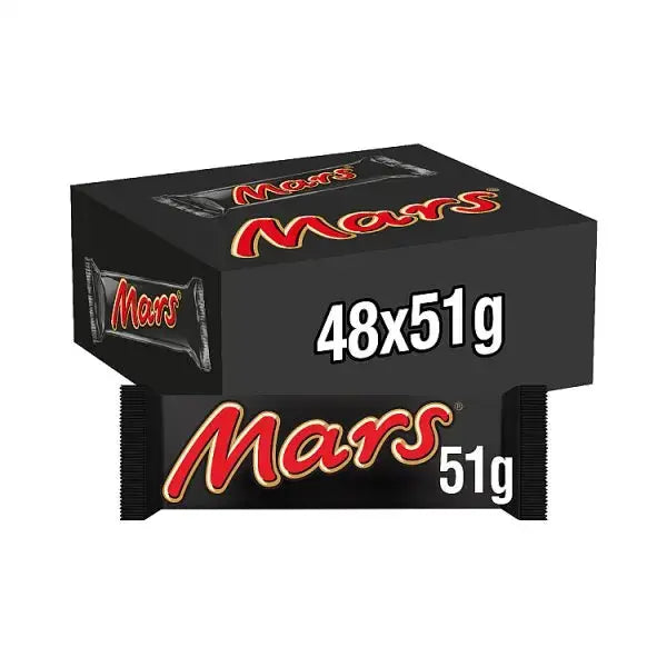 Mars, Caramel, Nougat & Milk Chocolate Snack Bar 51g (Case of 48)