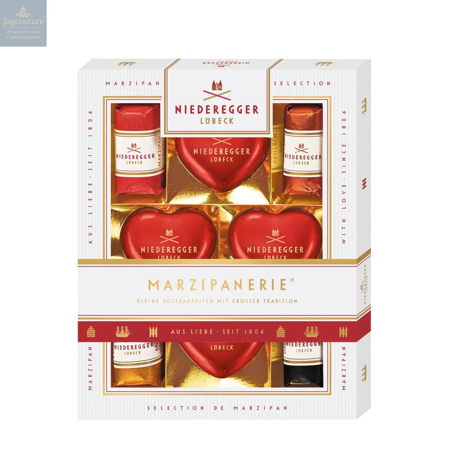 Marzipanerie - a selection of assorted marzipan treats - Jag Couture Chocolates