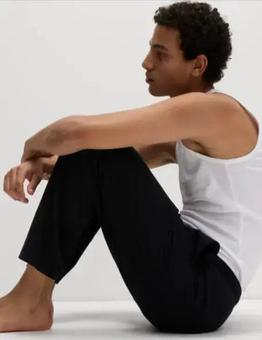 Mens 2pk Pure Cotton Pyjama Bottoms