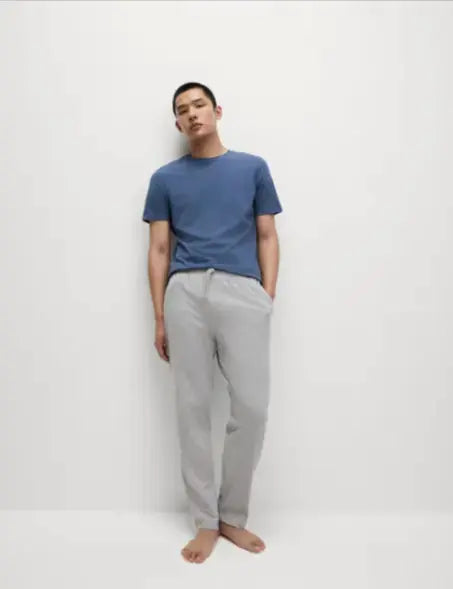 Mens 2pk Pure Cotton Pyjama Bottoms