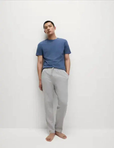Mens 2pk Pure Cotton Pyjama Bottoms