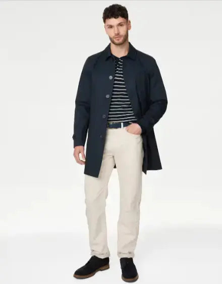 Mens Cotton Blend Mac