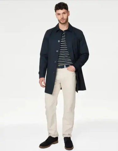 Mens Cotton Blend Mac