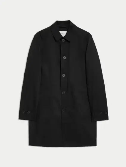 Mens Cotton Blend Mac