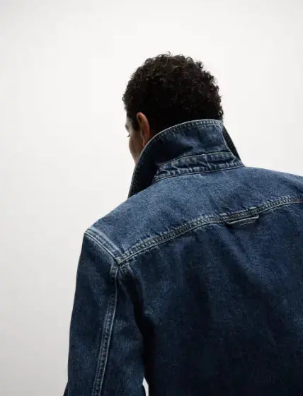 Mens Denim Jacket 100% Cotton