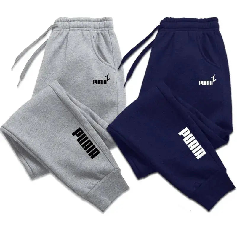 Men's Harajuku Style Joggers – Solid Color Fitness & Casual Sweatpants