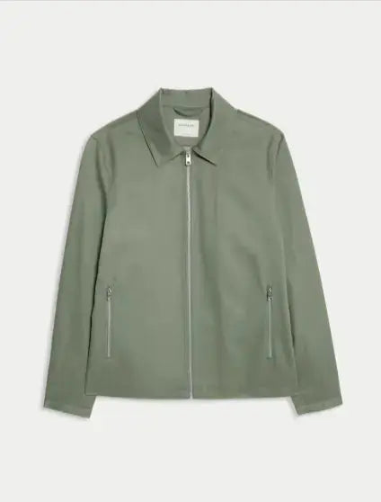 Mens Pure Cotton Harrington Jacket
