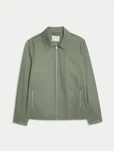 Mens Pure Cotton Harrington Jacket