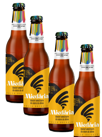 Queen Craft Mead (Mied Regina) Honey Beer by Miedaria 4x330ml 5% ABV