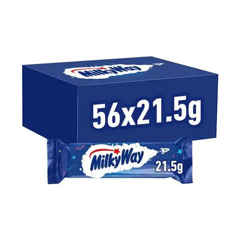 Milky Way Nougat & Milk Chocolate Snack Bar 21.5g (Case of 56)