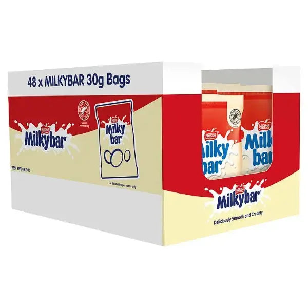 Milkybar Buttons White Chocolate Bag 30g (Case of 48)