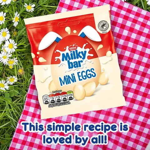 Milkybar White Chocolate Easter Mini Eggs Sharing Bag 80g (Case of 13)