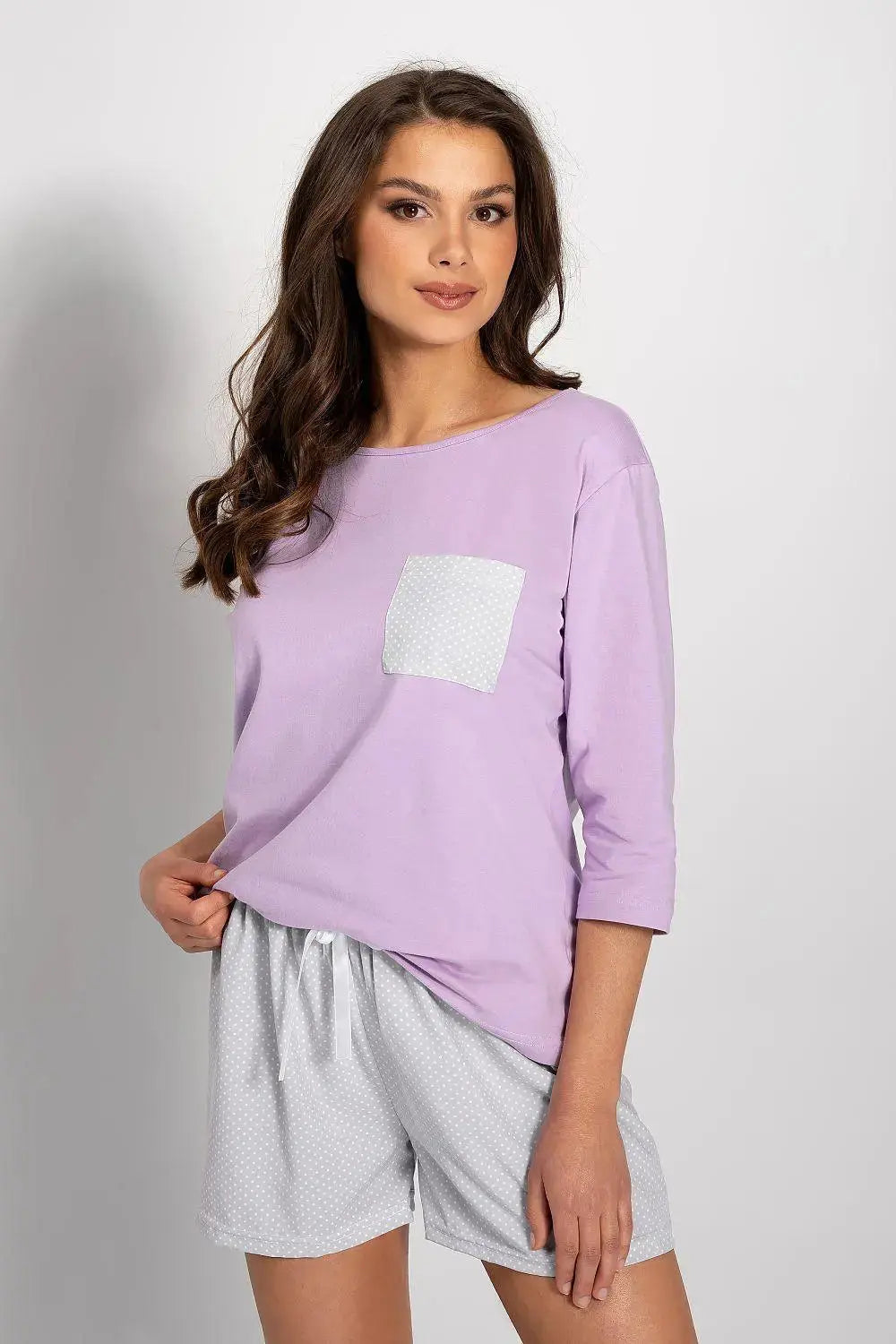 Momenti Per Me comfortable blouse and shorts womens pajamas