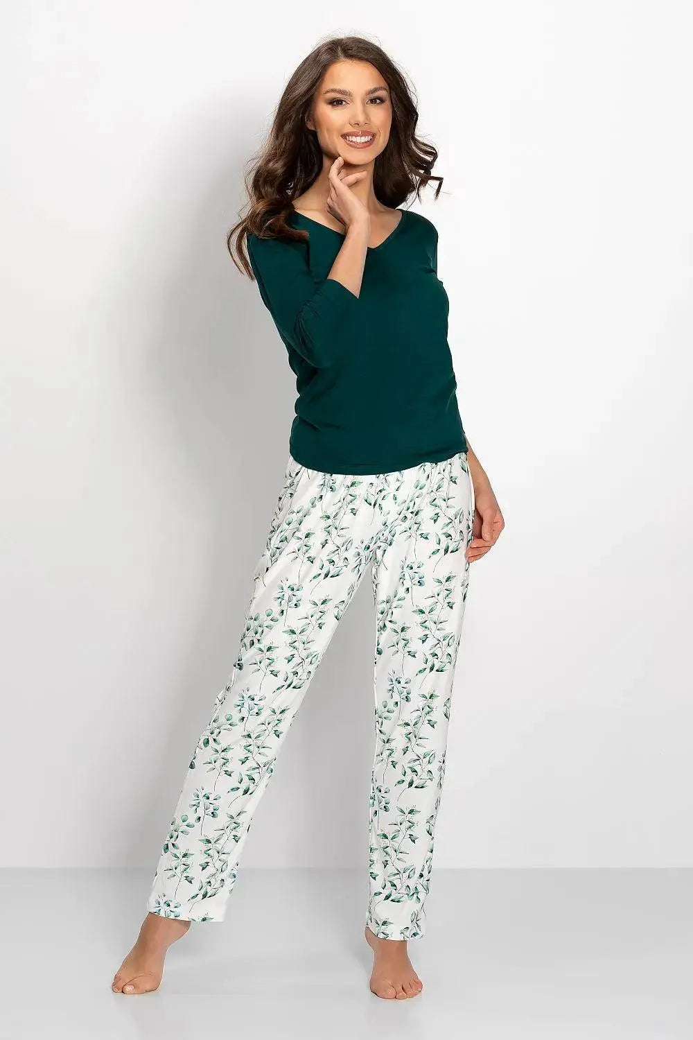 Momenti Per Me high quality long pants and blouse womens pajamas