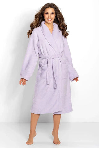 Momenti Per Me high quality purple shade womens bathrobe