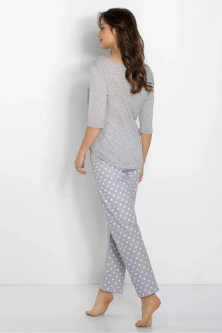 Momenti Per Me lightness and charm long pants and shirt womens pajamas