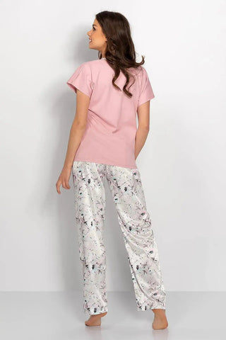 Momenti Per Me loose-fitting trousers and t-shirt womens pajamas