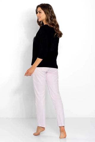 Momenti Per Me loose, comfortable cut blouse and long pants womens pajamas