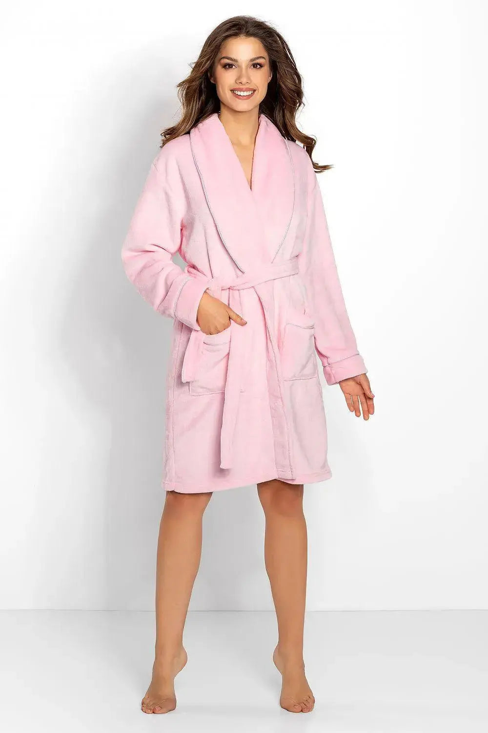 Momenti Per Me pink color womens bathrobe