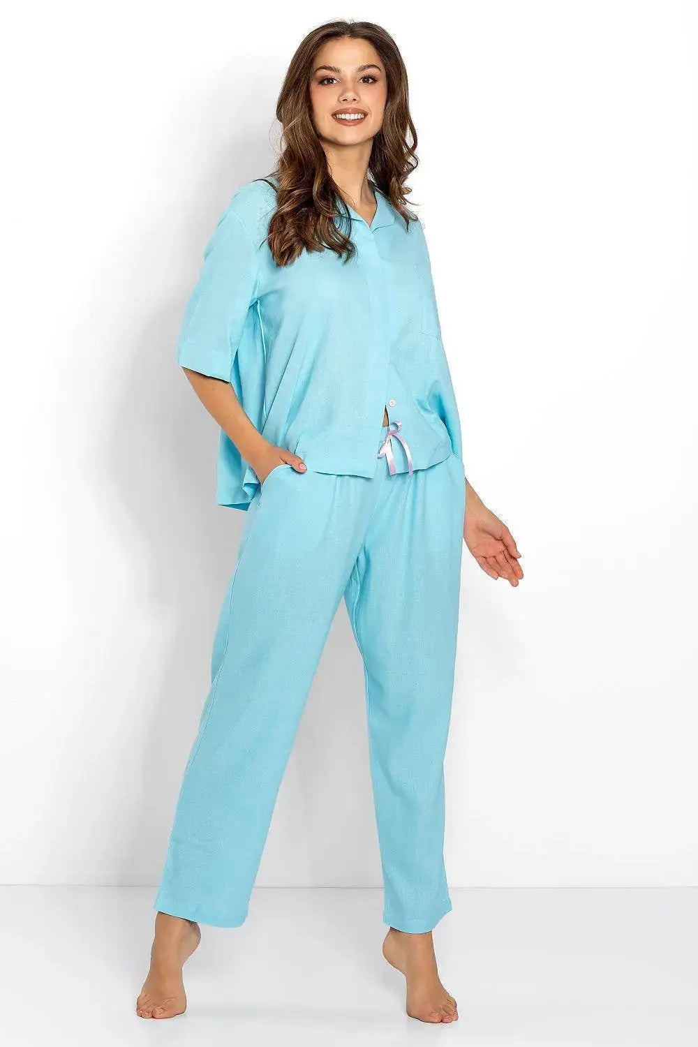 Momenti Per Me soft knit fabric womens pajamas