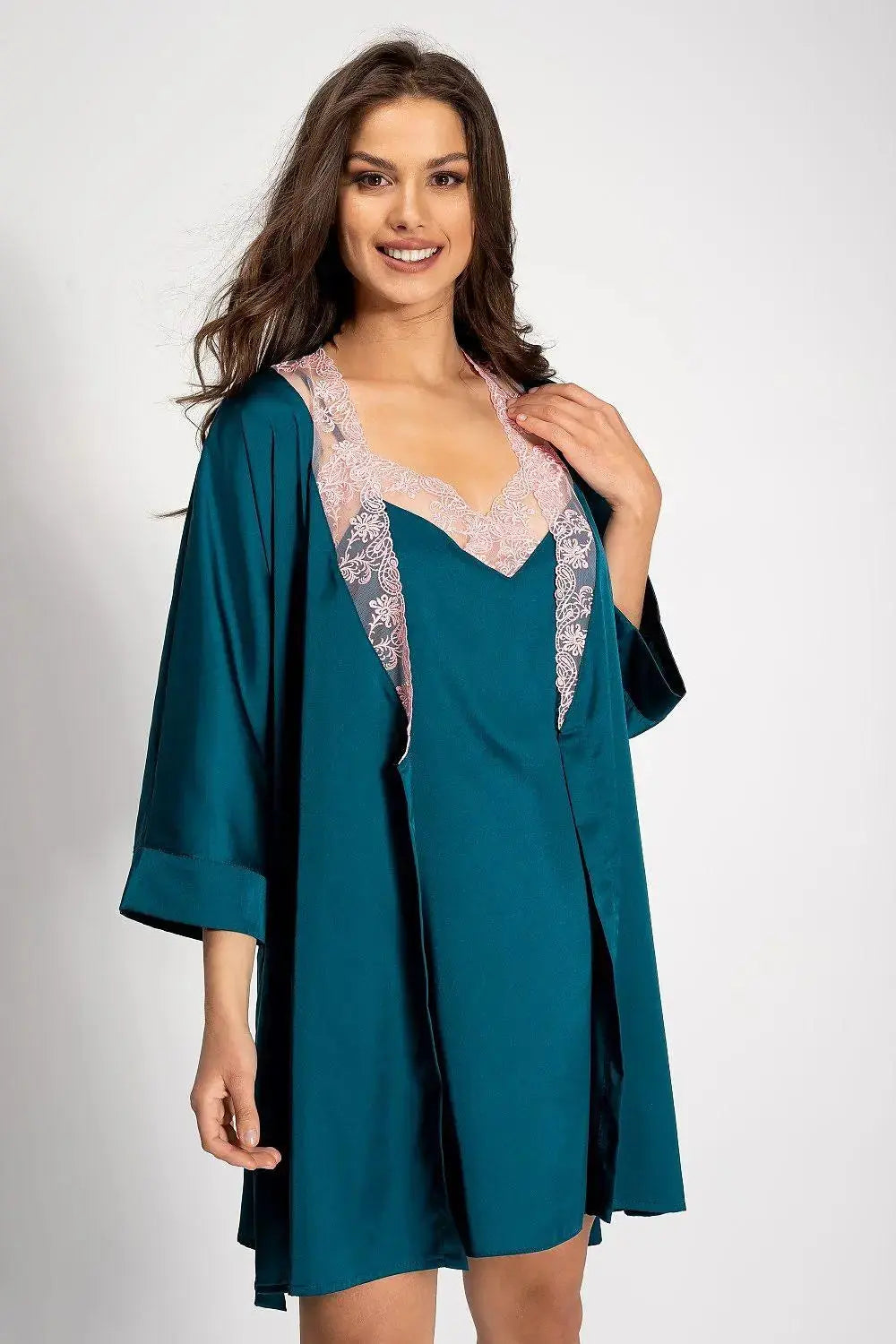 Momenti Per Me underskirt sewn bathrobe