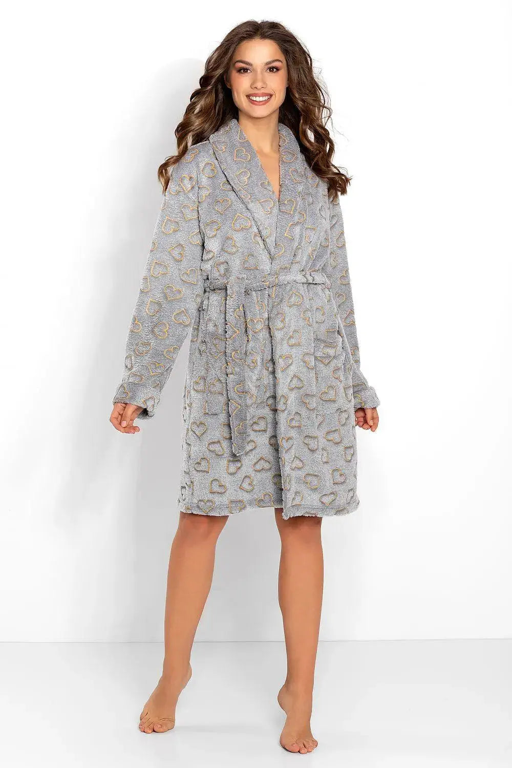 Momenti Per Me womens long-sleeved bathrobe