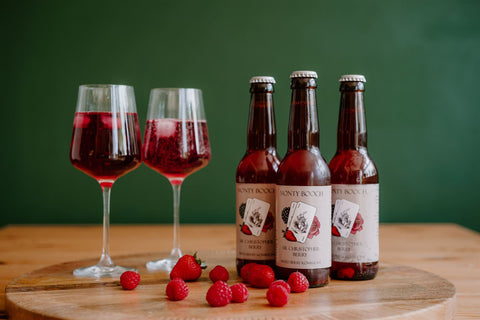 Sir Christopher Berry Raw, Unfiltered, Mixed Berry Kombucha 330ml (12 Pack)