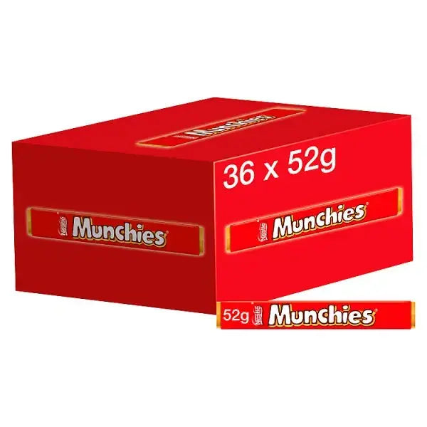 Munchies Milk Chocolate Tube 52g (Case of 36)