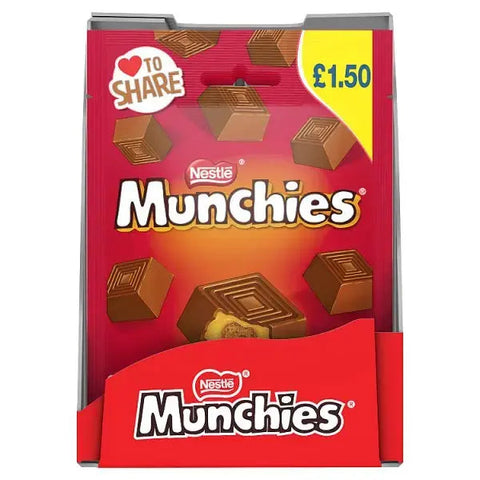 Munchies Milk Chocolate & Caramel Share Bag 81g (Case of 10)