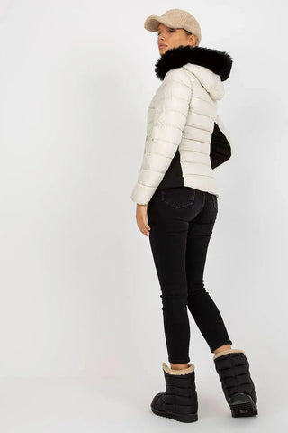 NM long-sleeved quilted down jacket