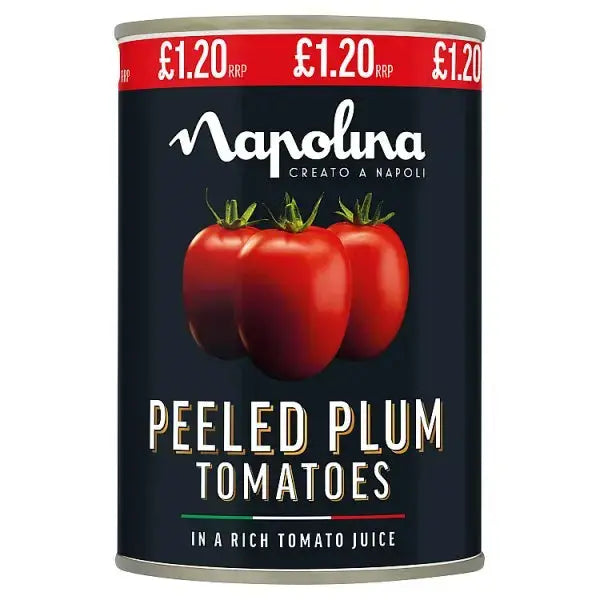 Napolina Peeled Plum Tomatoes 400g (Case of 12)
