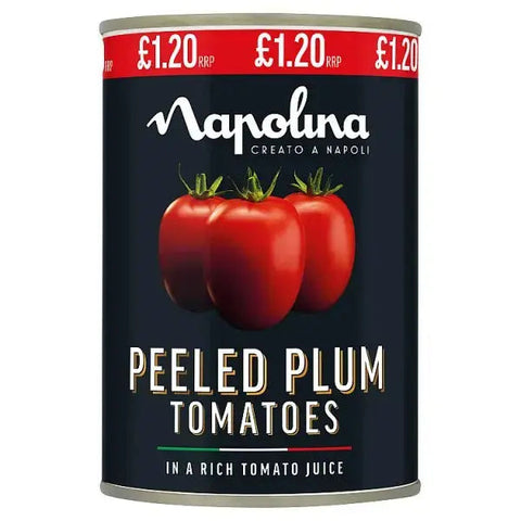 Napolina Peeled Plum Tomatoes 400g (Case of 12)