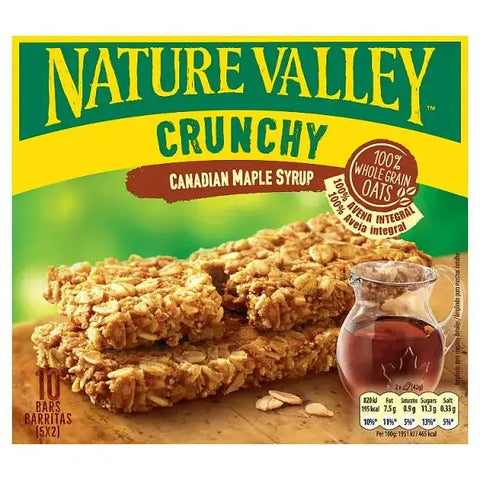 Nature Valley Crunchy Canadian Maple Syrup Cereal Bars  5 x 42g (210g) (Case of 5)