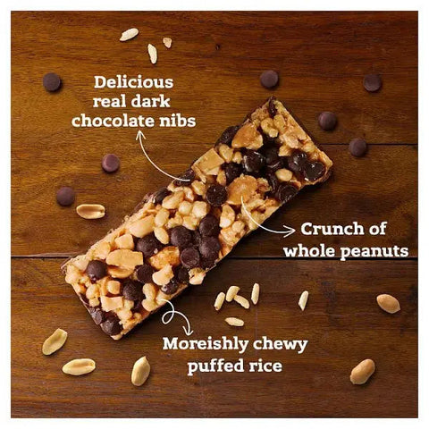 Nature Valley Protein Peanut & Chocolate Cereal Bars 4 x 40g (160g) (Case of 8)