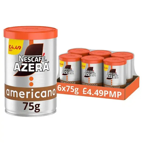 Nescafe Azera Americano Instant Coffee 75g (Case of 6)