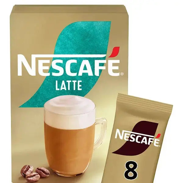 Nescafe Latte Instant Coffee 8 x 18g Sachets (Case of 6)