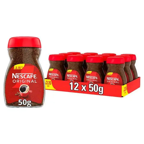 Nescafe Original 50g (Case of 12)