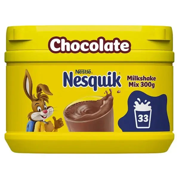 Nesquik Chocolate Flavoured Milkshake Powder 300g Tub (Case of 10)