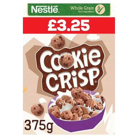 Nestlé Cookie Crisp Chocolate Cereal 375g (Case of 6)