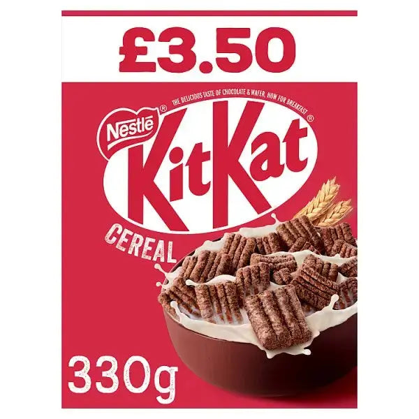 Nestle KitKat Milk Chocolate Cereal 330g (Case of 7)
