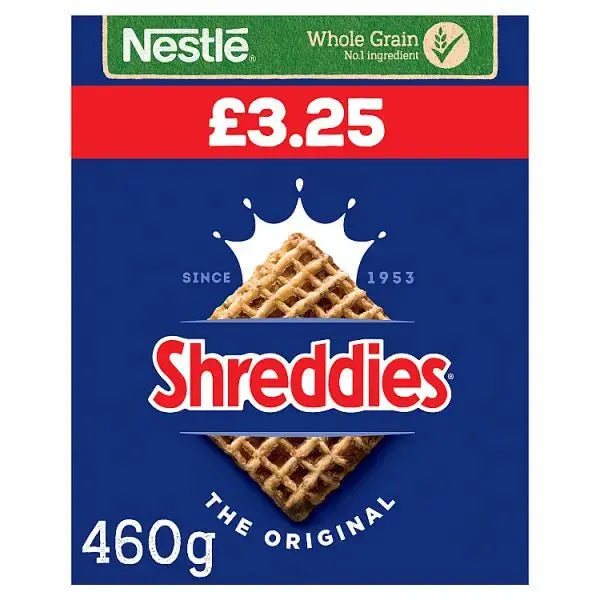 Nestlé Shreddies Original Cereal 460g (Case of 6)