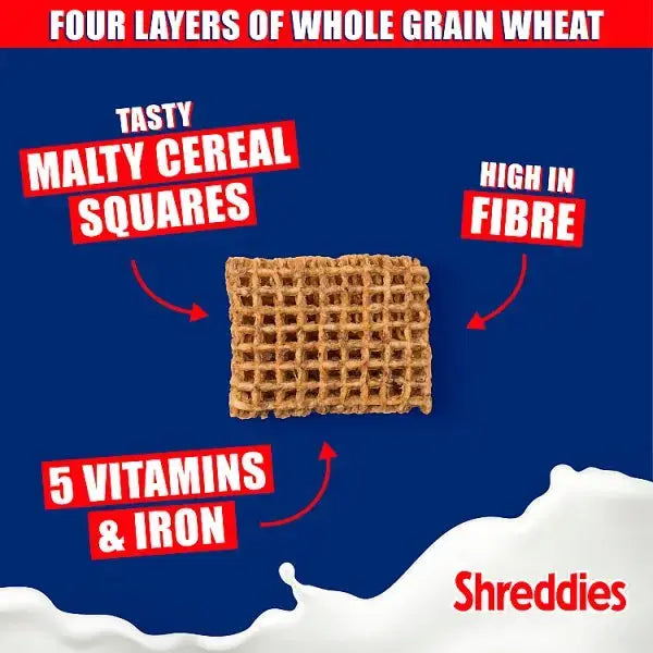 Nestlé Shreddies Original Cereal 460g (Case of 6)