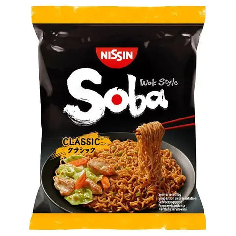 Nissin Soba Classic Instant Wok Style Noodles 109g (Case of 9)