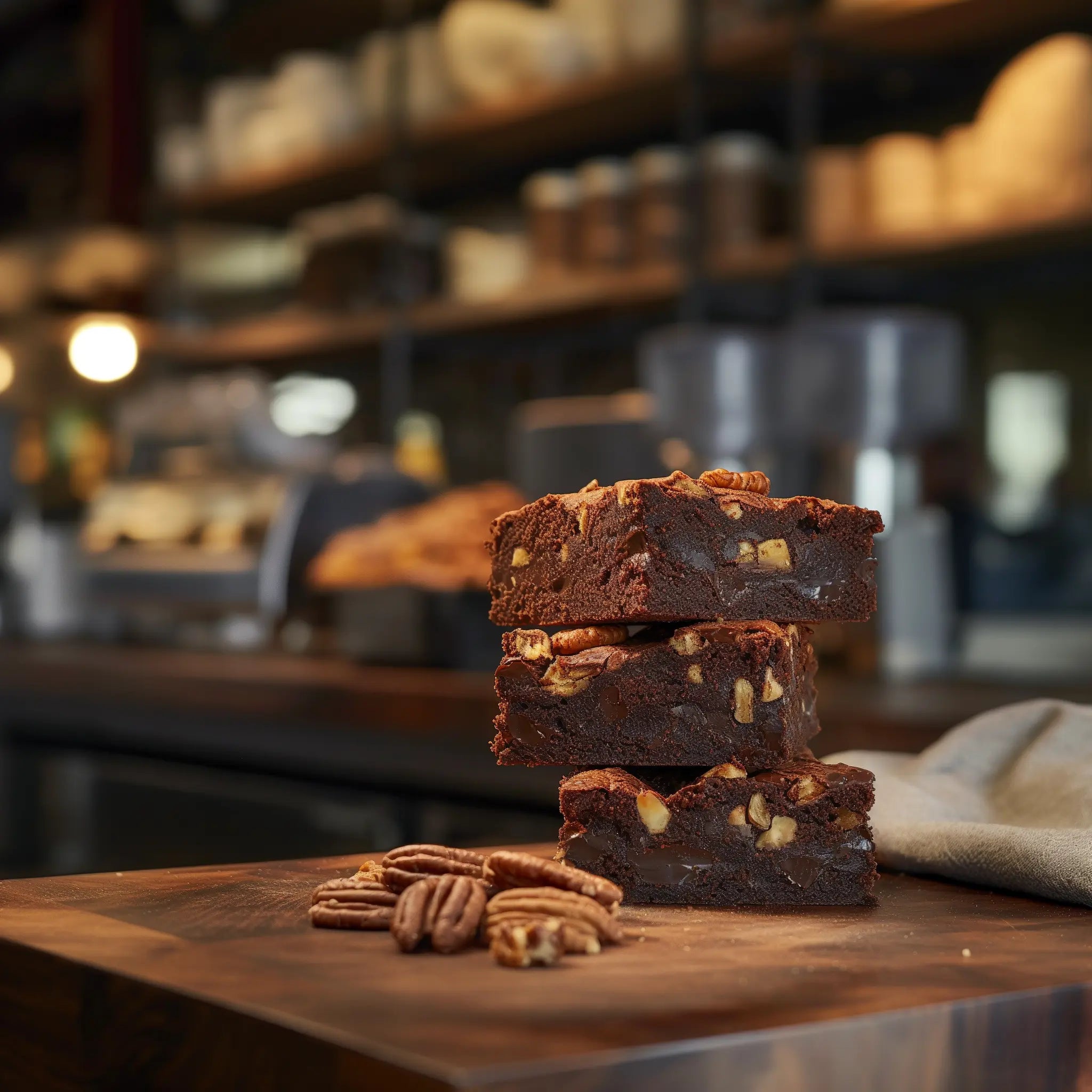 Nutella and Pecan Brownie Box