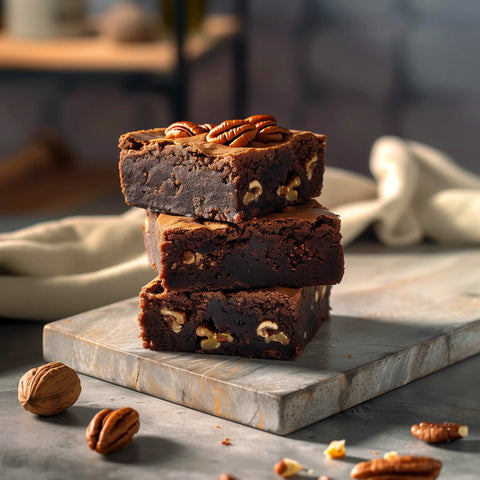 Nutella and Pecan Brownie Box
