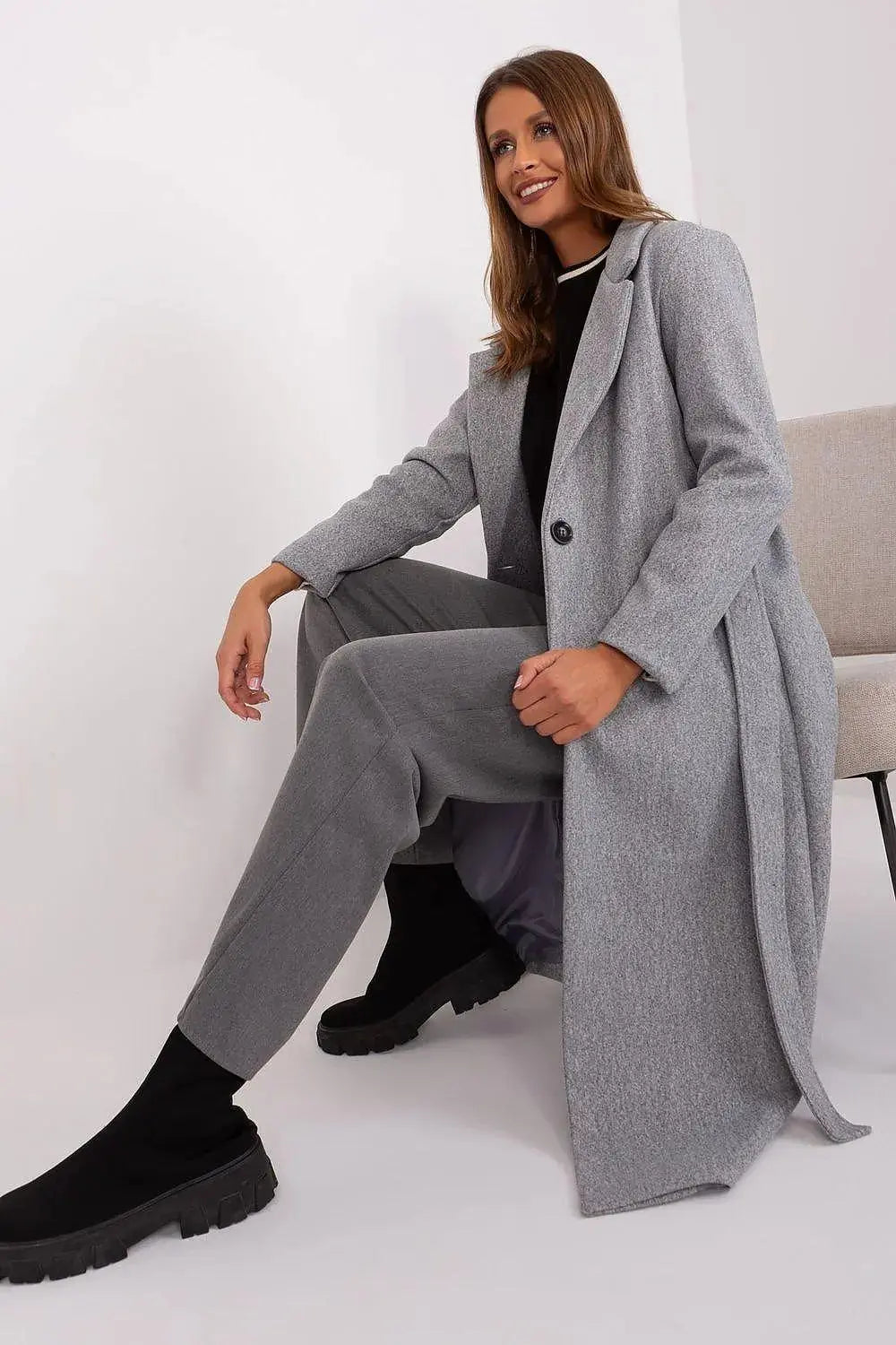 Och Bella long transitional coat